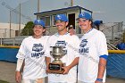 Baseball vs Babson  Wheaton College Baseball players celebrate their victory over Babson to win the NEWMAC Championship for the third year in a row. - (Photo by Keith Nordstrom) : Wheaton, baseball, NEWMAC